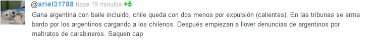 Argentina vs Chile a 24 hs del partido (Caps!)