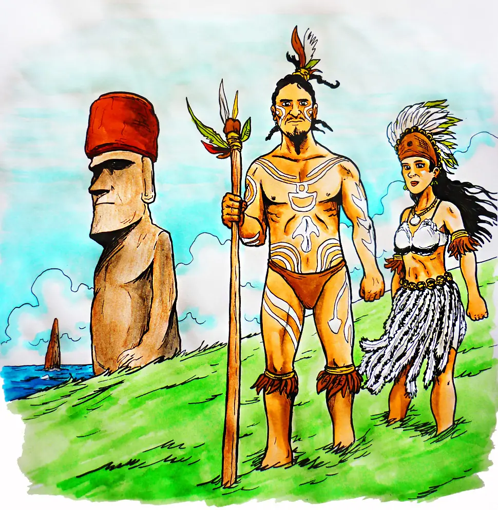 Piratas peruanos en isla de pascua: exterminio Rapanui.