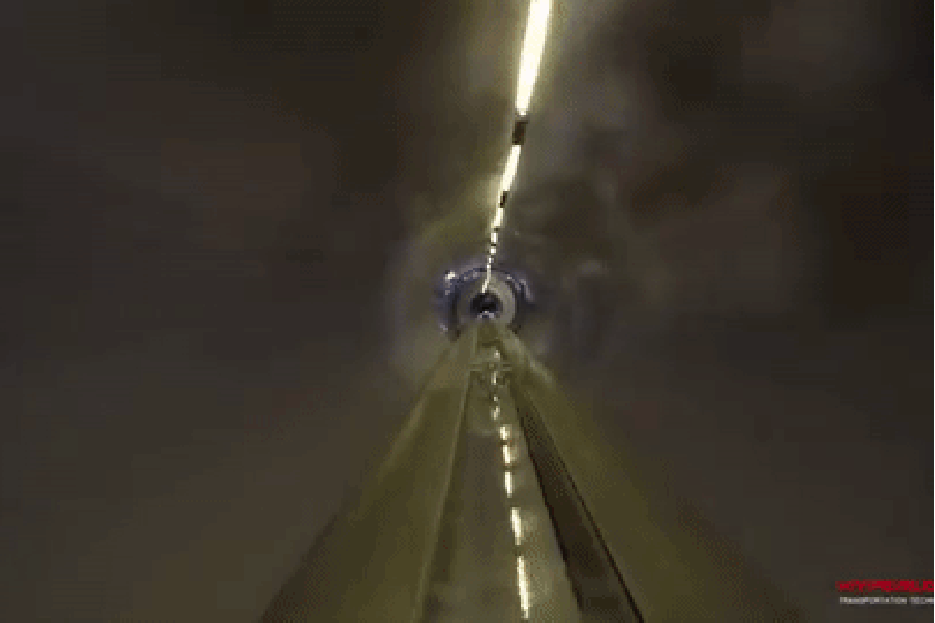 Primera prueba del prototipo de Hyperloop es todo un éxito