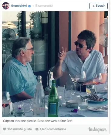 Robert De Niro ninguneo a Noel Gallagher Robert De Niro ninguneo a Noel Gallagher
