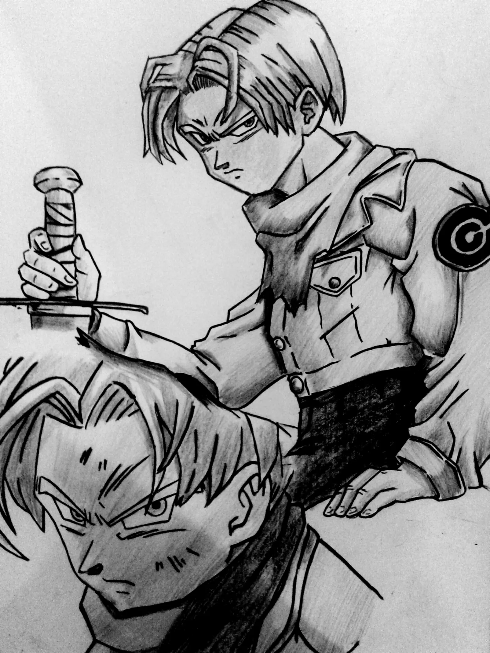 [Dibujo Certificado] Trunks del futuro - Dragon Ball Super