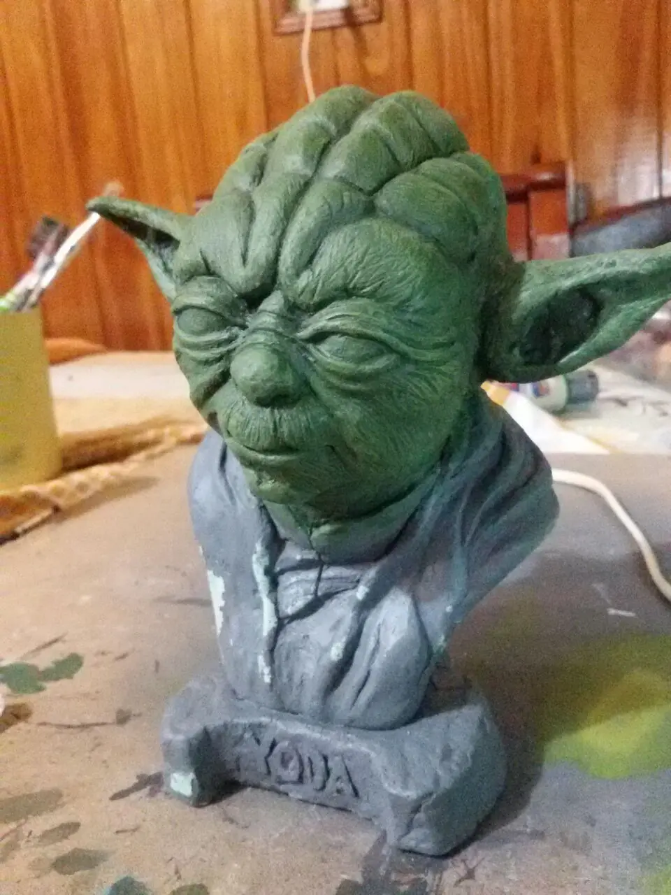 Escultura de Yoda, propia!