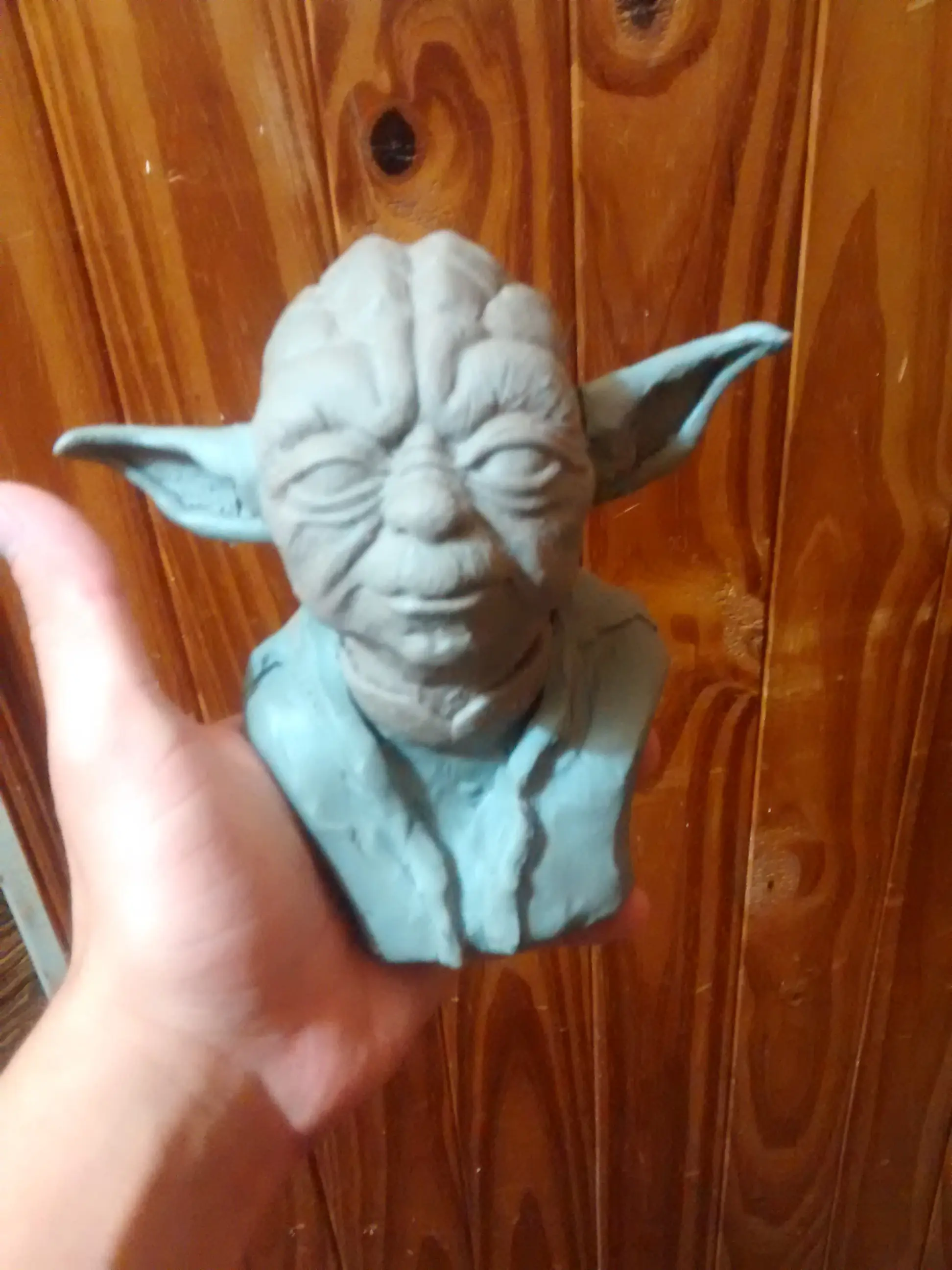 Escultura de Yoda, propia!