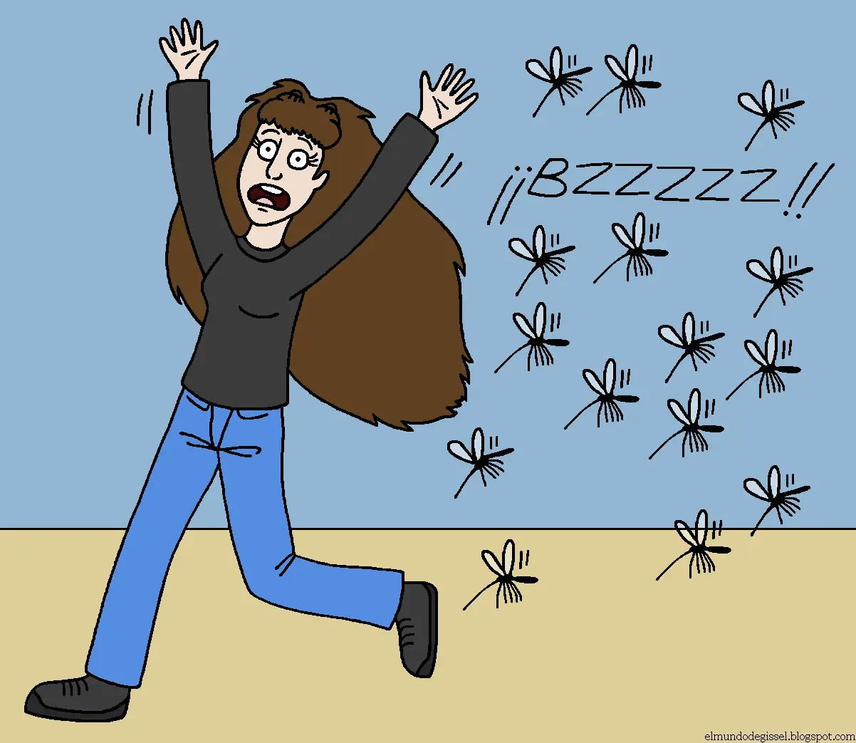 Mira el porque los mosquitos zumban en tus oídos