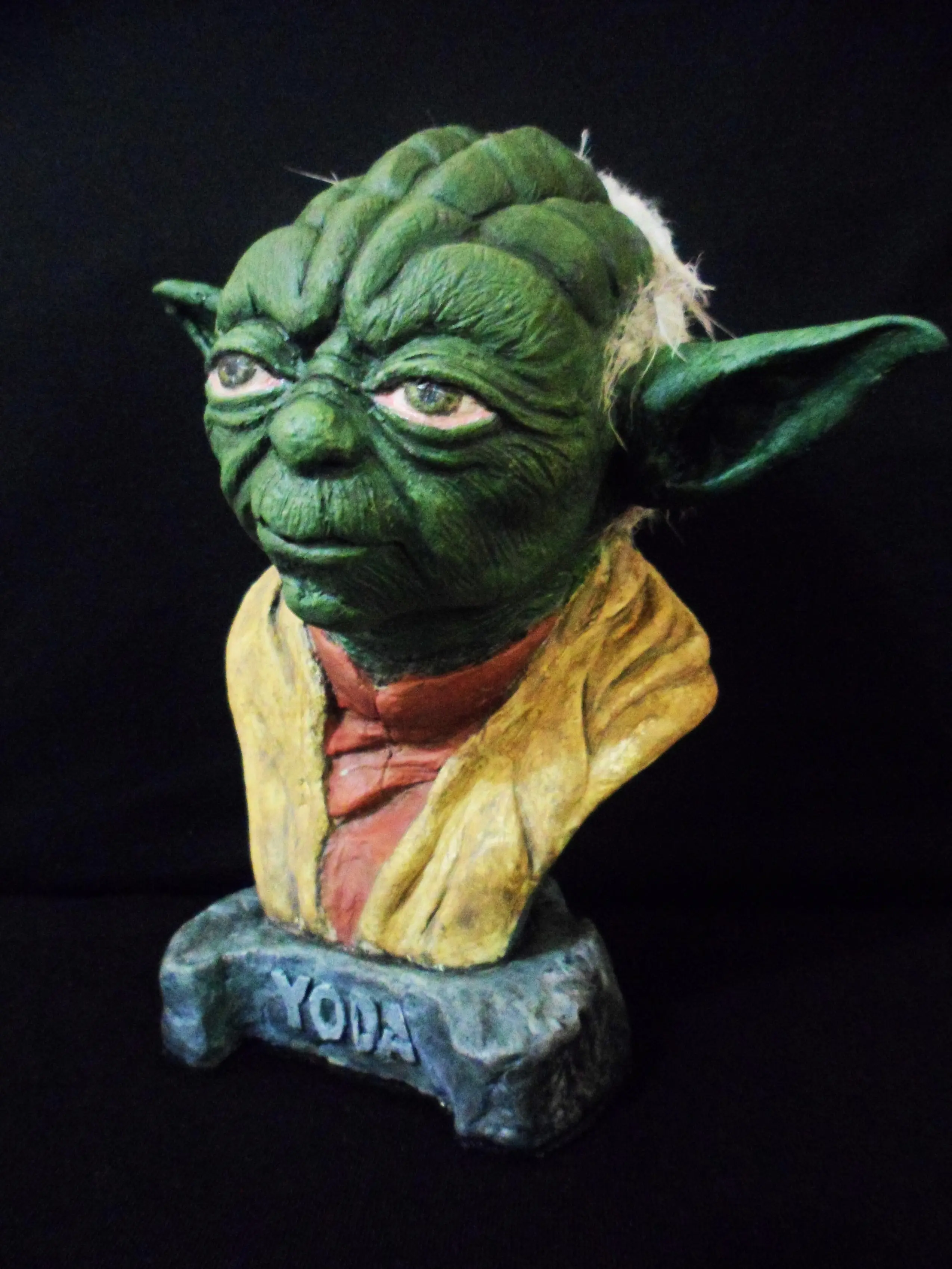 Escultura de Yoda, propia!