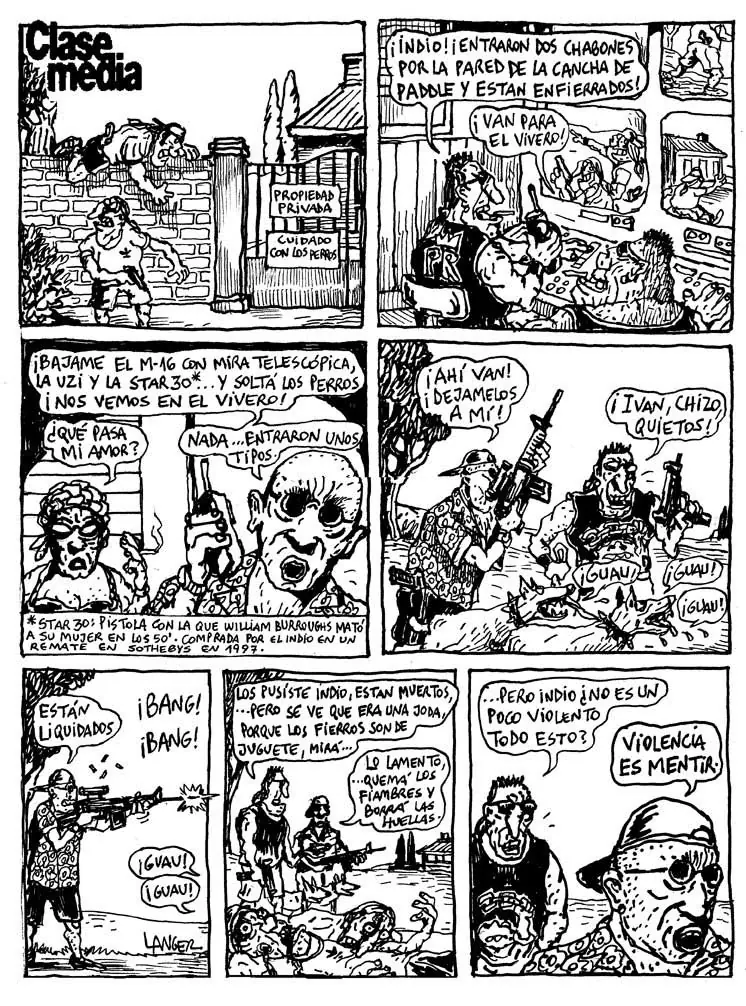 2 intrusos ingresaron a la casa del Indio Solari