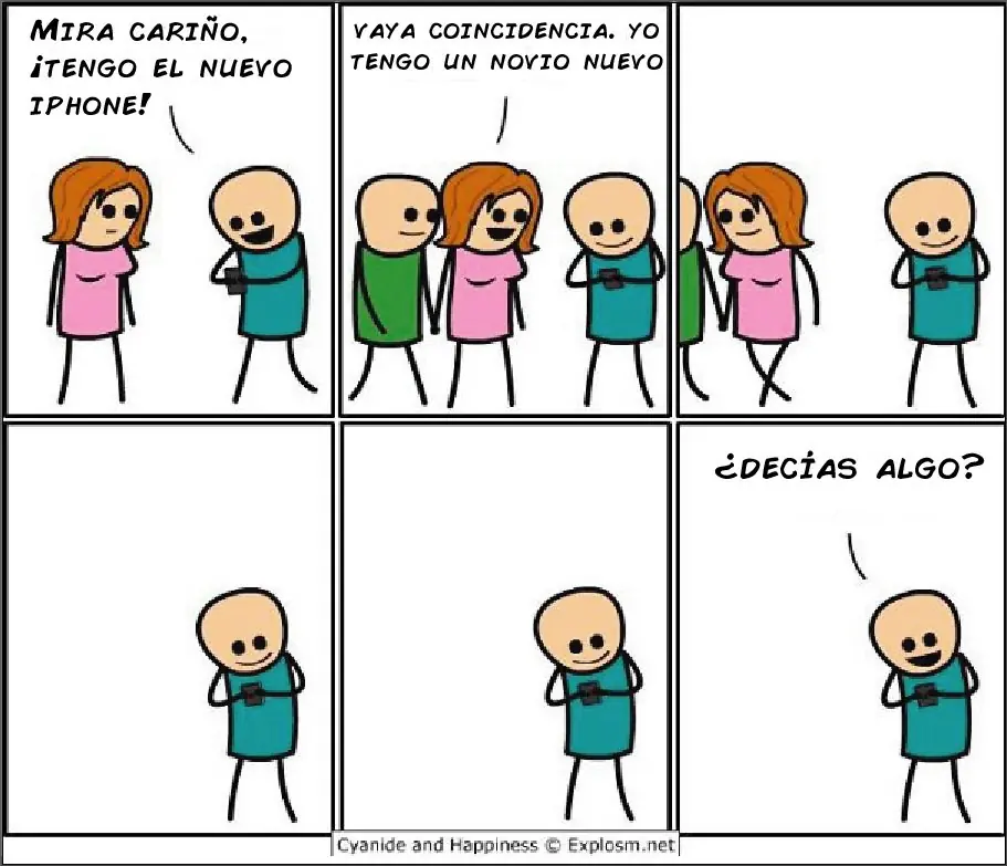 20 chistes gráficos sobre dependencia a nuevas tecnologías