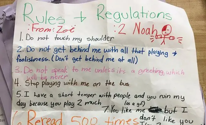 Una niña de once años.......