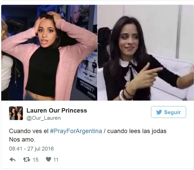 #PrayForArgentina