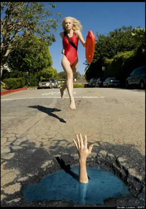 hay pozos en la calle ? mira lo que podes hacer