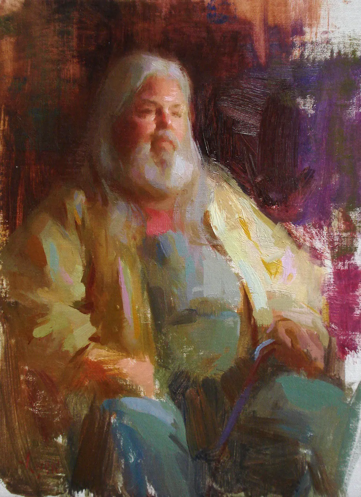 Retratos impresionistas espectaculares de Susan Lyon