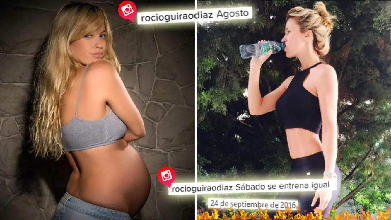 Rocío Guirao Díaz y su Lomazo despues de Parir