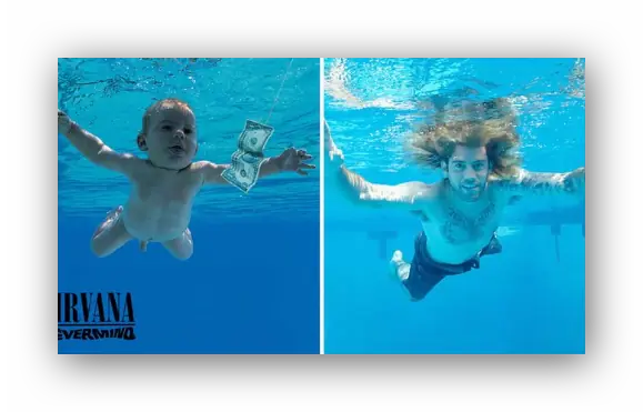 El ‘bebé de Nirvana’ volvió a posar para Nevermind