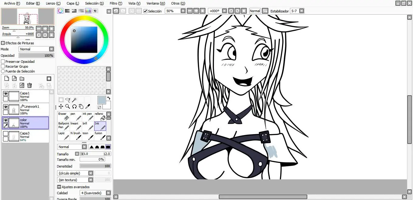 Dibujo chica anime propio [certificado]