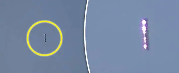 ¡Perturbador! Graban OVNI con forma de cigarro en HD