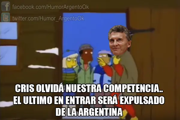 Macri y Cristina en "La montaña de la locura"