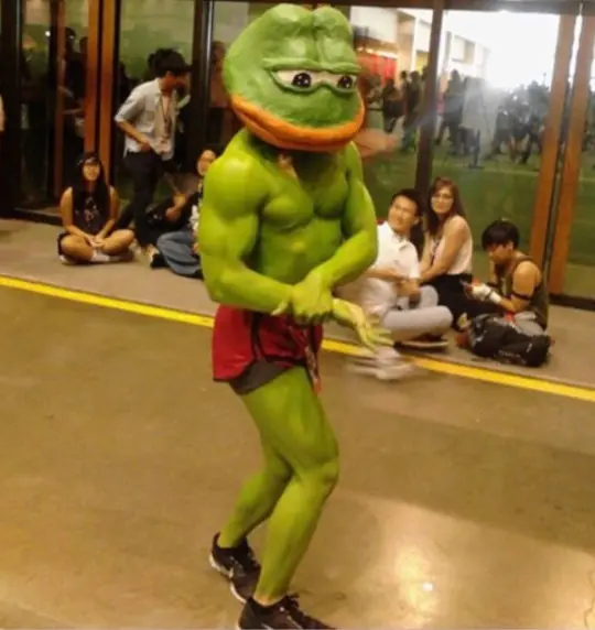 Rana Pepe yo te banco.