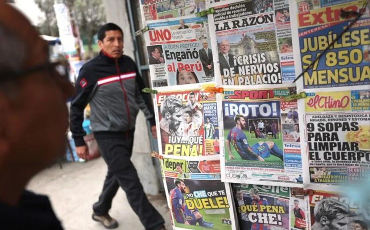 perú se rie de la lesión de messi y argentina