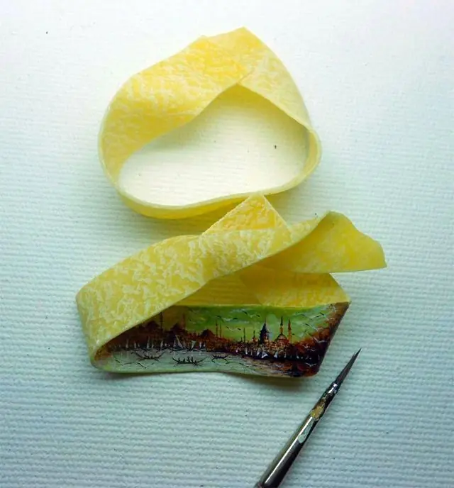 Obras de arte en fragmentos de comida y más