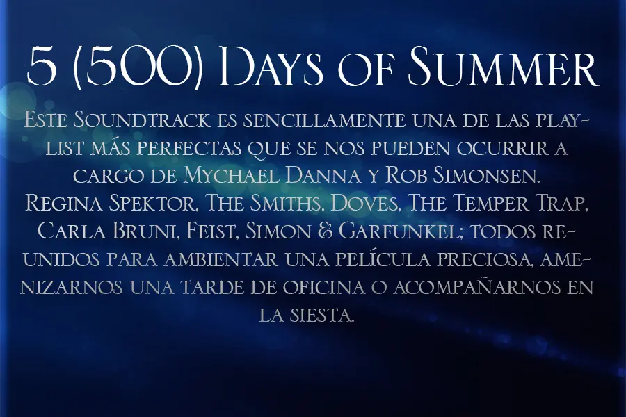5 soundtracks de películas para amar