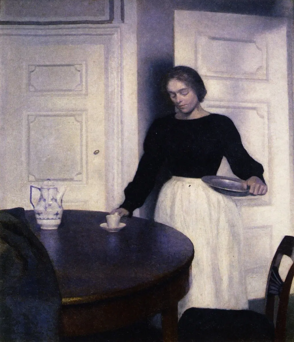 Vilhelm Hammershøi: Luz y sombras