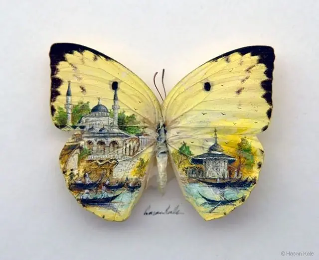 Obras de arte en fragmentos de comida y más