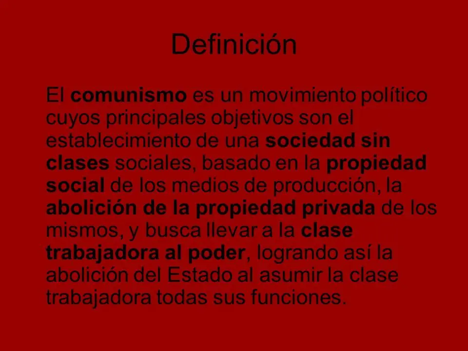 comunismo
