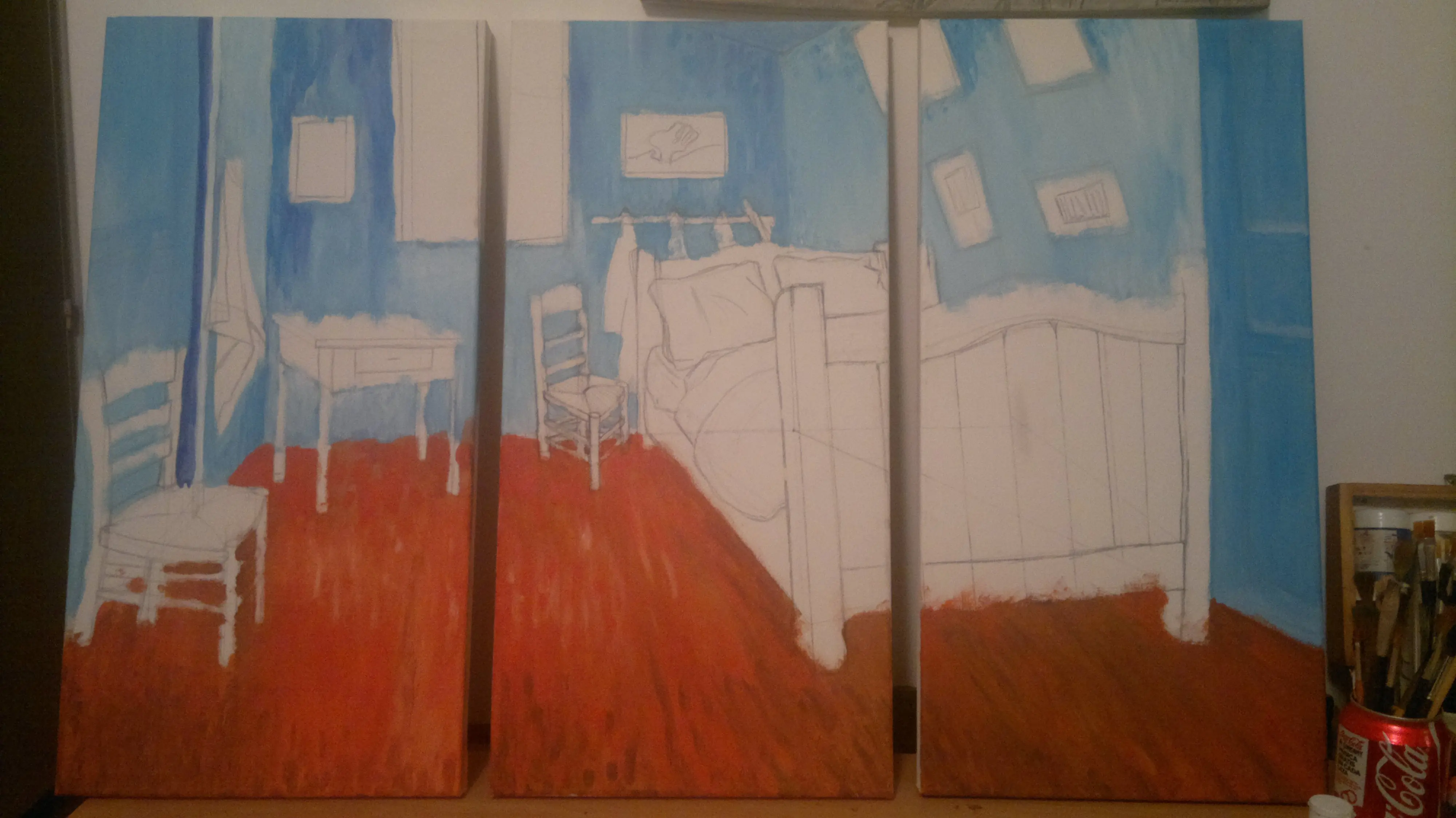 Pinte el cuarto de Van Gogh... Paso a paso  (EDITADO)