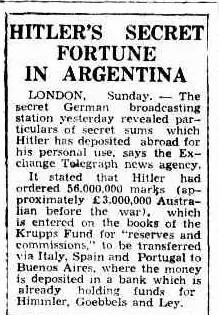 La Fortuna Secreta de Hitler