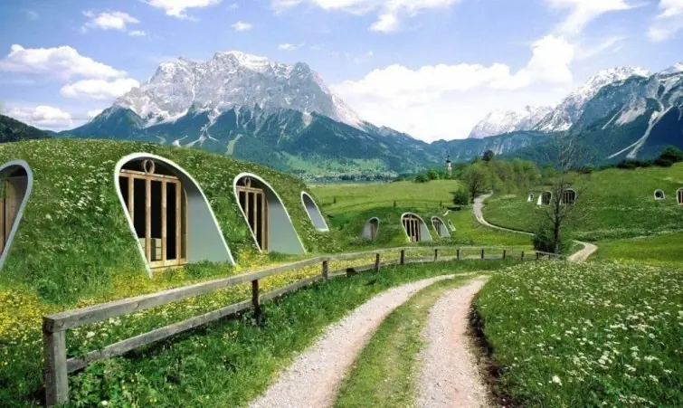 Una casa hobbit que puedes construir, ¡en solo tres días!