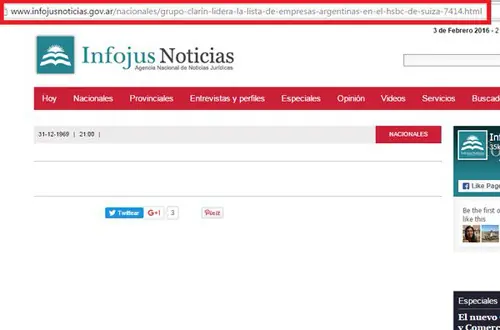 Trabajadores denuncian la desaparición de notas de su web