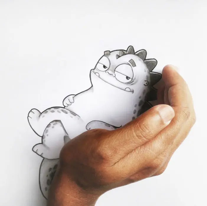 23 Ilustraciones de Drogo un dragón que te robará el corazon