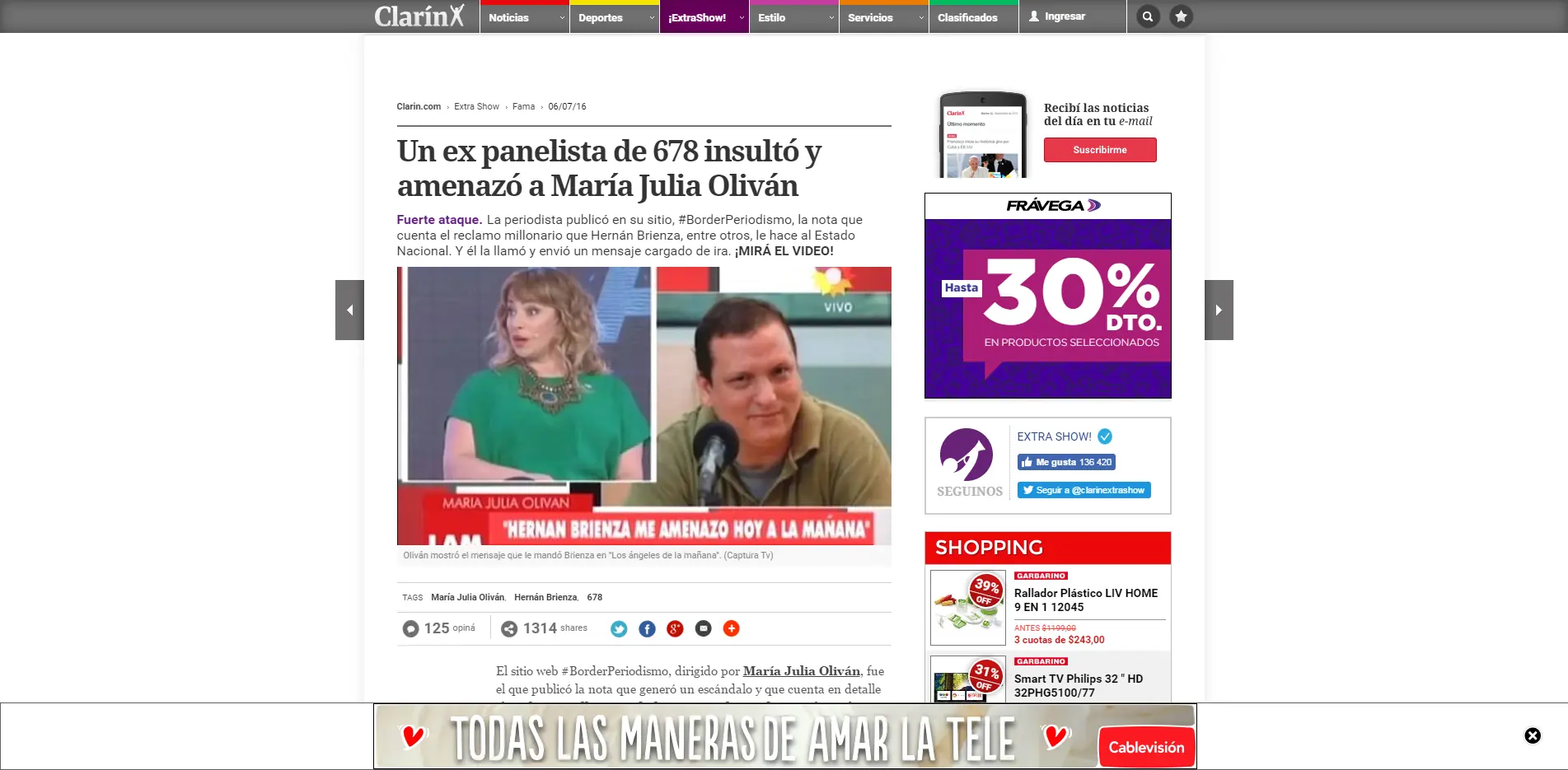 Panelista de 678 a Olivan : "Sos una hija de puta"