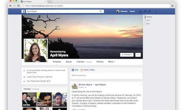 Facebook permite elegir un heredero por si mueres