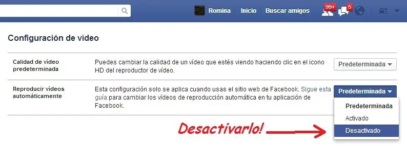 Cómo desactivar el “autoplay” de los videos en Facebook Cómo desactivar el “autoplay” de los videos en Facebook