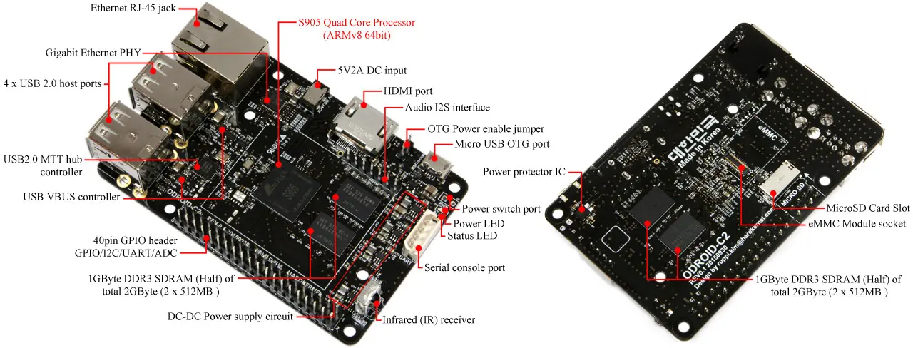 Odroid micro pc [Video corto funcionamiento certificado]