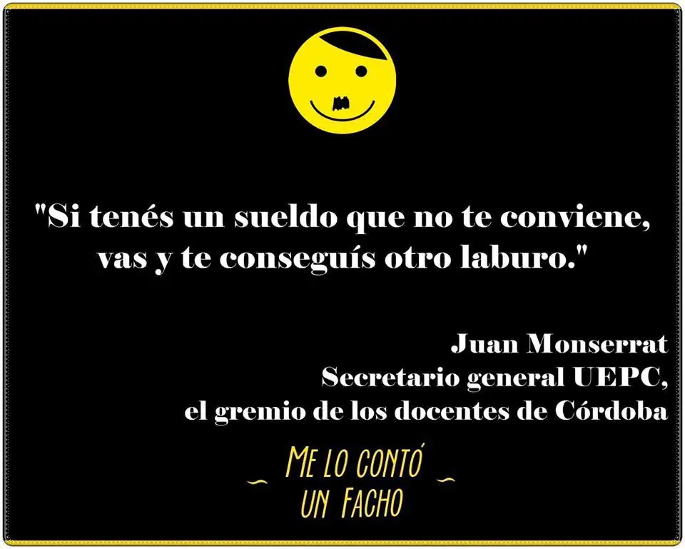 Me lo contó un facho