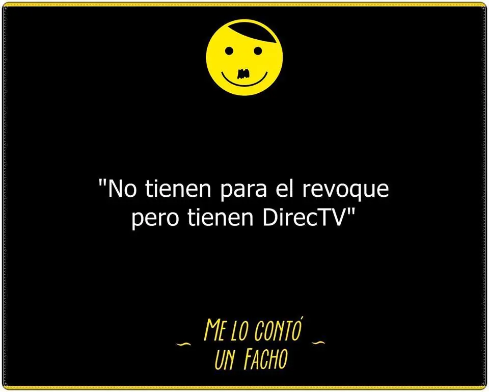 Me lo contó un facho