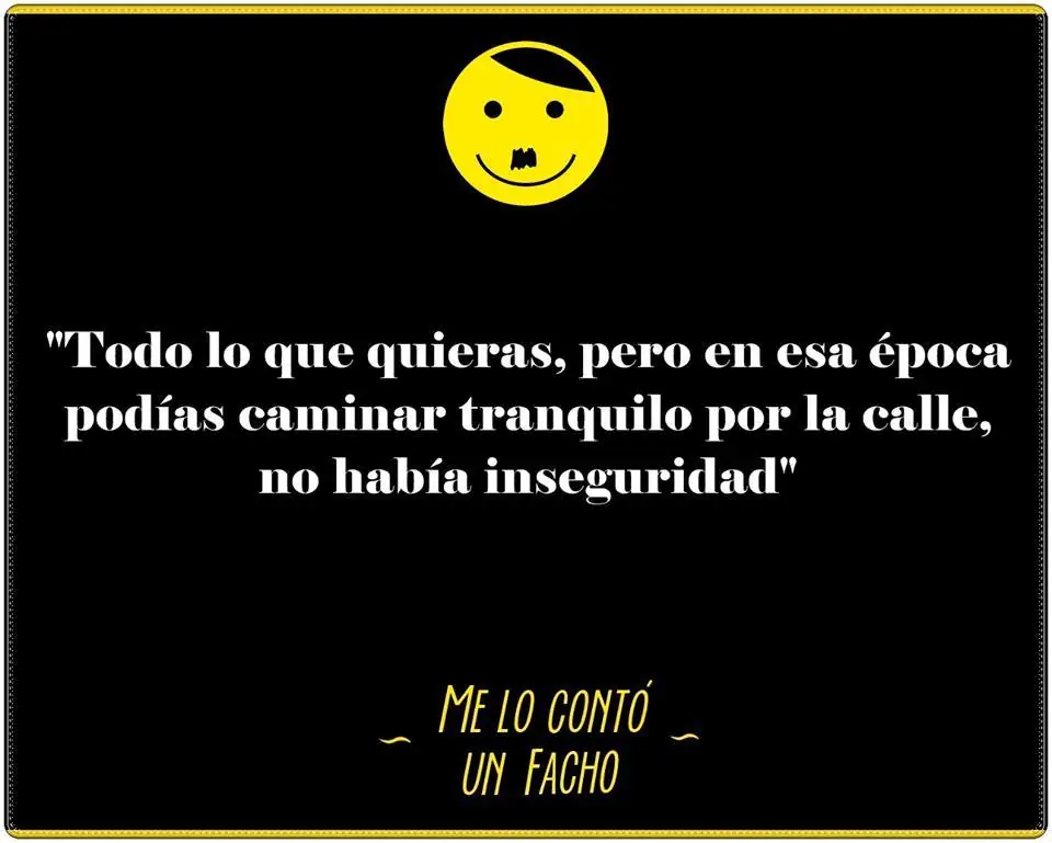 Me lo contó un facho