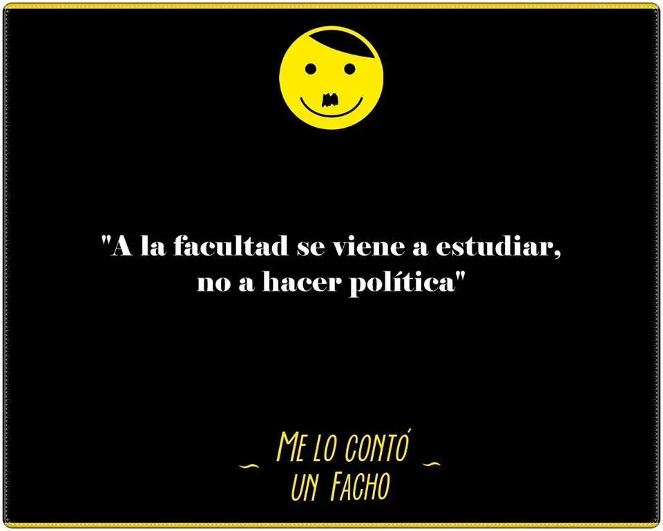 Me lo contó un facho