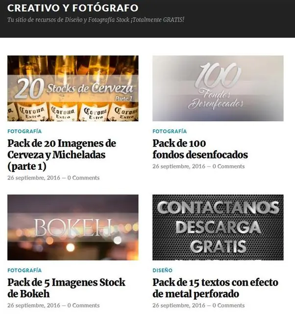 Nueva Web de Fotografía Stock Premium, Diseño Gráfico GRATIS
