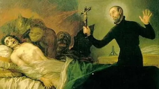 La monja casada con el Diablo durante un Aquelarre