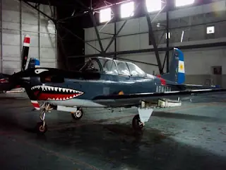 beechcraft t-34c-1 mentor - armada argentina