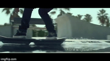 La patineta voladora Martin McFly desarrollada lexus