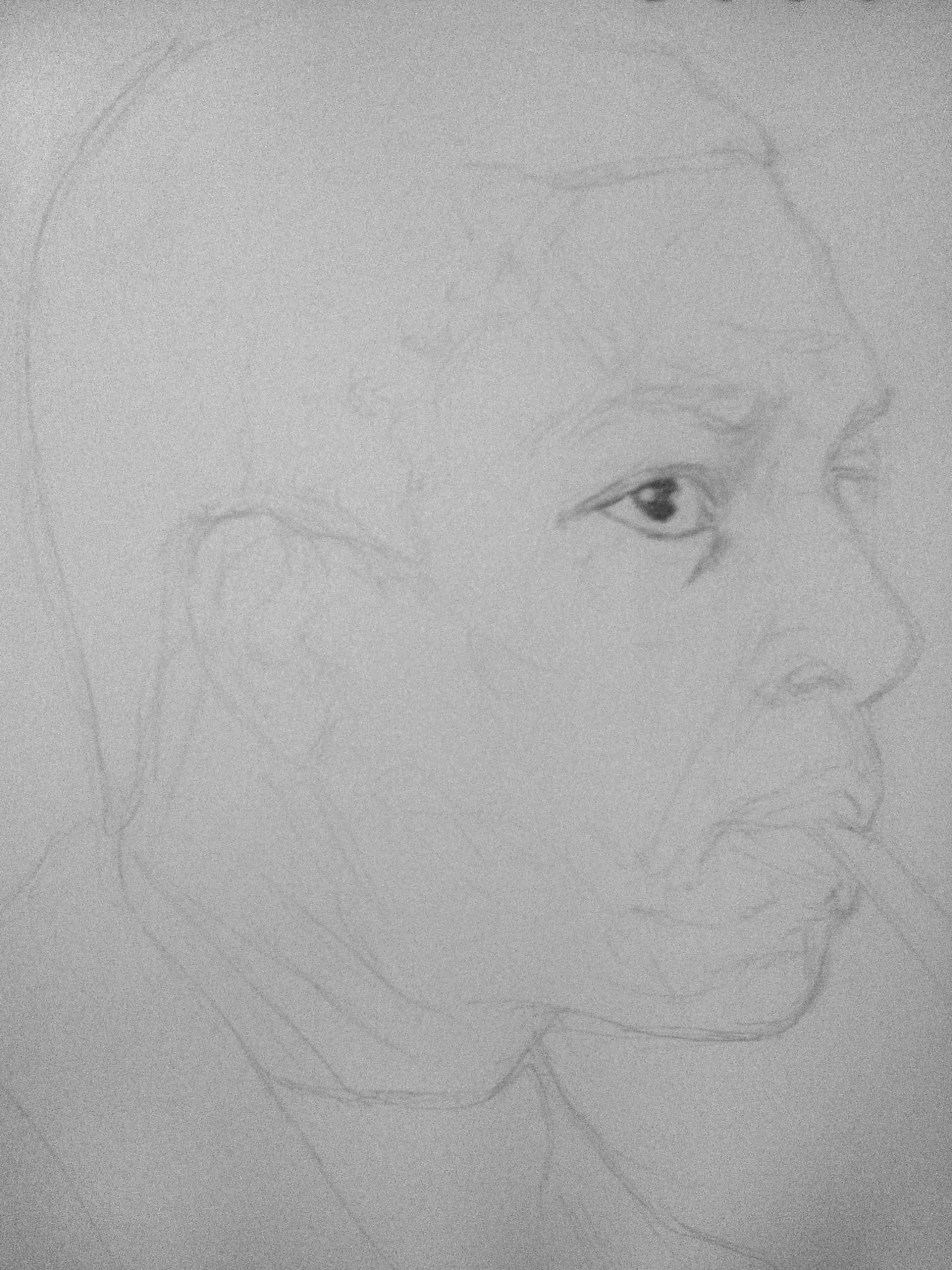 Dibujando al inigualable John Coltrane