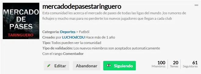 Mercado de pases torneo transición 2016