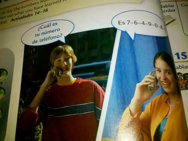 Cosas que encontramos en los libros de texto escolares