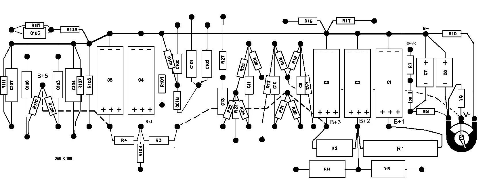 Construi amplificadores valvulares de 50W y 3W.