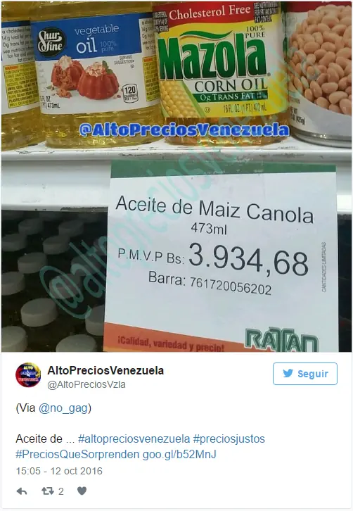 Altos precios