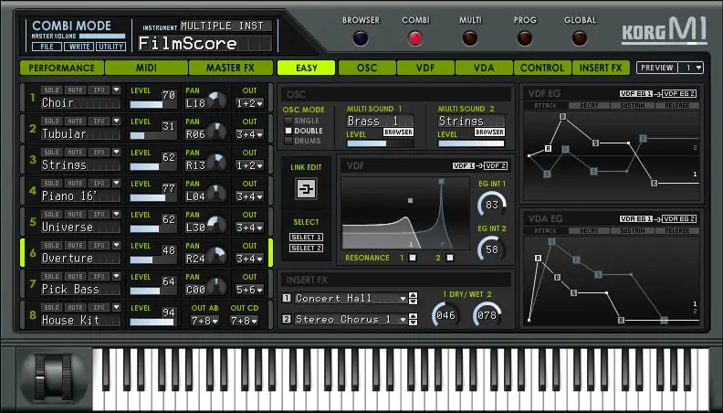 usando el korg legacy edicion digital en vivo!!!!!